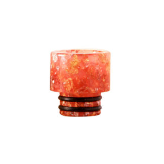 510 resin drip tip with flower pattern