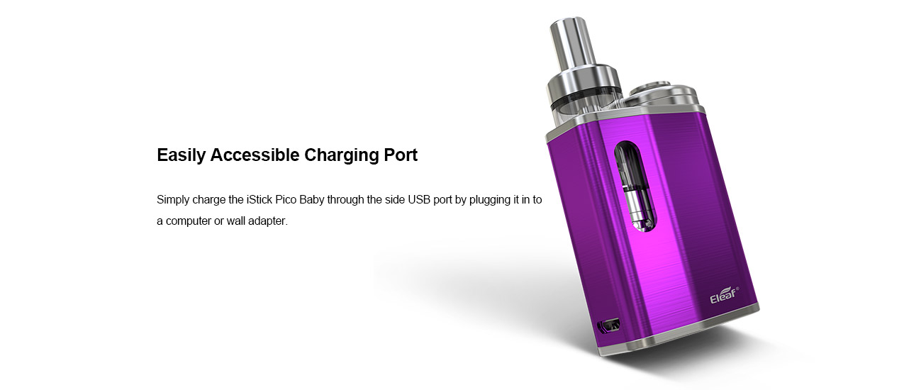 eleaf istick baby kit usb charging port