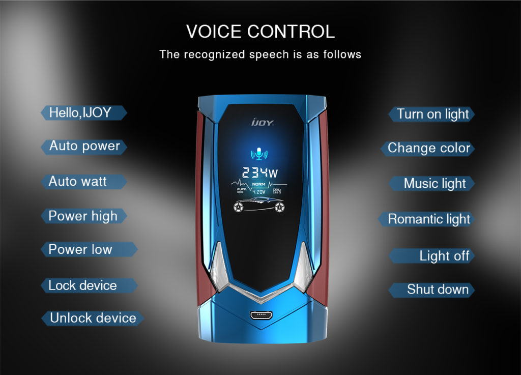iJoy Avenger 270 kit voice control function