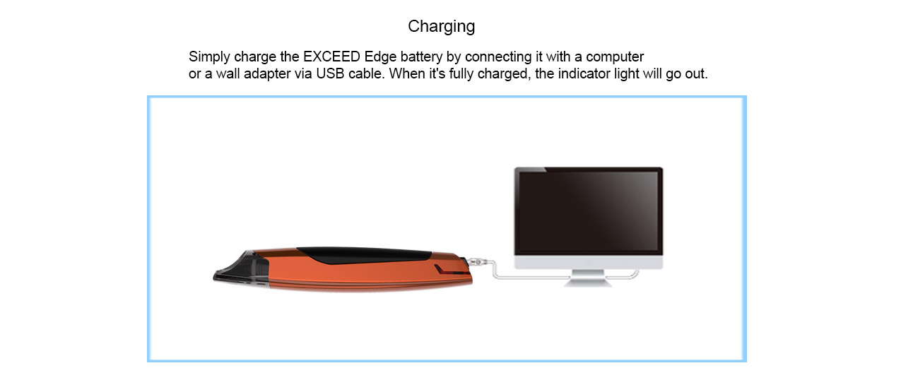 joyetech exceed edge kit usb charging