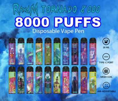 RandM Tornado 8000 Puffs Disposable Vape